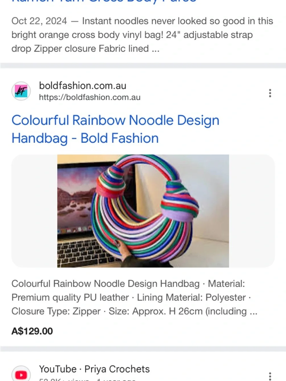Colorful Multi-Ring Statement Handbag - Picture 4 of 4